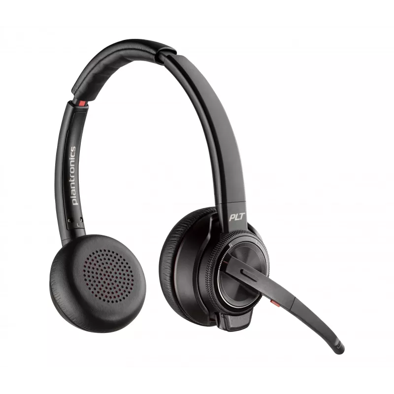 HP Poly Savi 8220 UC belaidis DECT ausinių rinkinys su USB-A, sertifikuotas Microsoft Teams