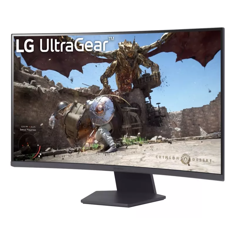LG 32GS60QC-B kompiuterio monitorius 80 cm (31,5 colio) 2560 x 1440 pikselių Quad HD juodas
