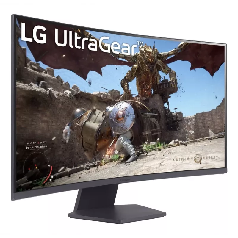 LG 32GS60QC-B kompiuterio monitorius 80 cm (31,5 colio) 2560 x 1440 pikselių Quad HD juodas