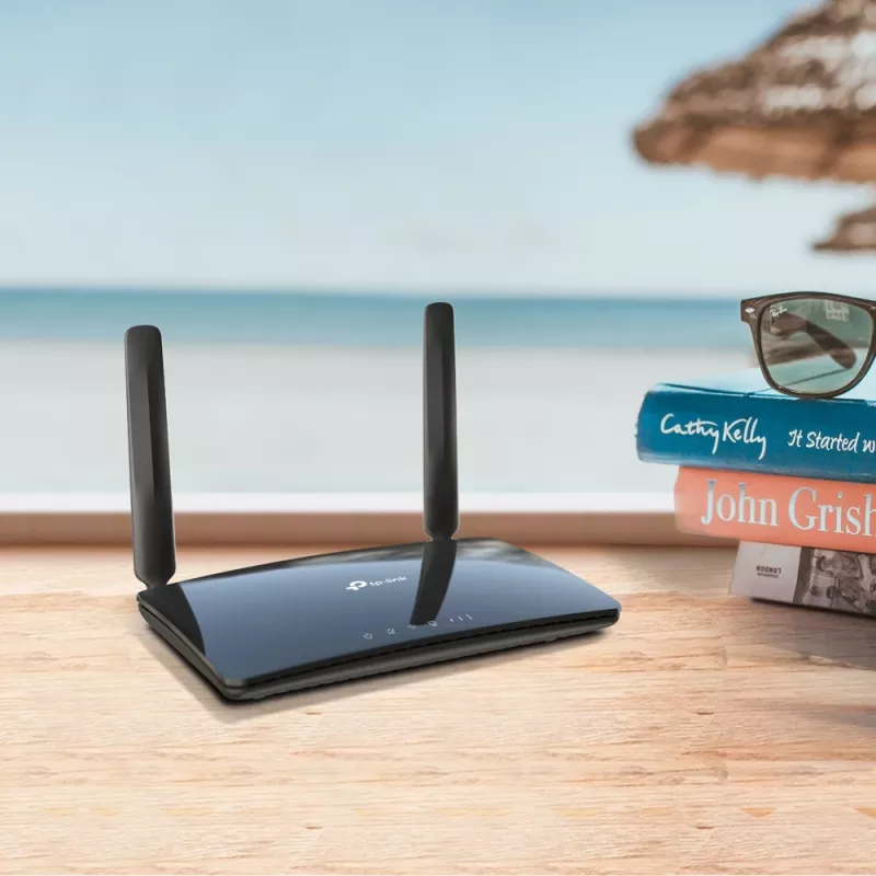 TP-Link Archer MR400 belaidis 4G LTE maršrutizatorius, AC1200, dviejų juostų, juodas