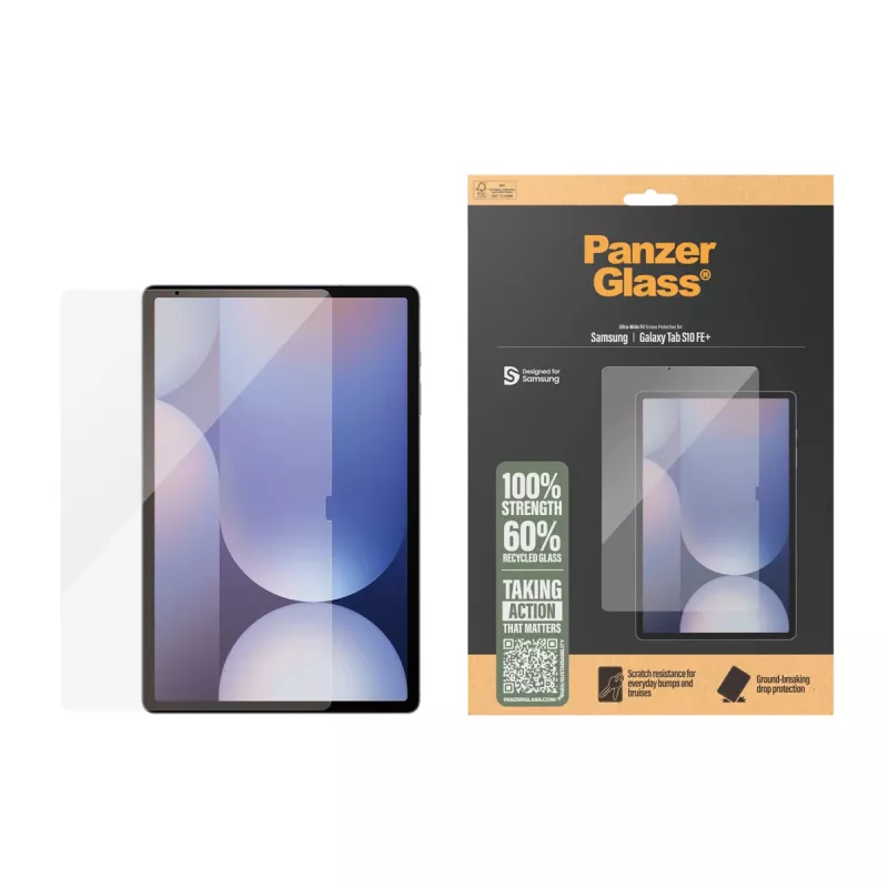PanzerGlass® ekrano apsauga Samsung Galaxy Tab S10 FE+ | Ultra-Wide Fit