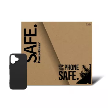 PanzerGlass SAFE. TPU dėklas iPhone 17 — Juoda