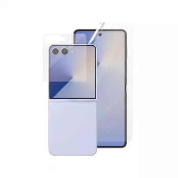 PanzerGlass apsauginis rinkinys FlipFoldFlex 2-in-1 Classic Fit stiklas + itin plati TPU plėvelė, skirta Samsung