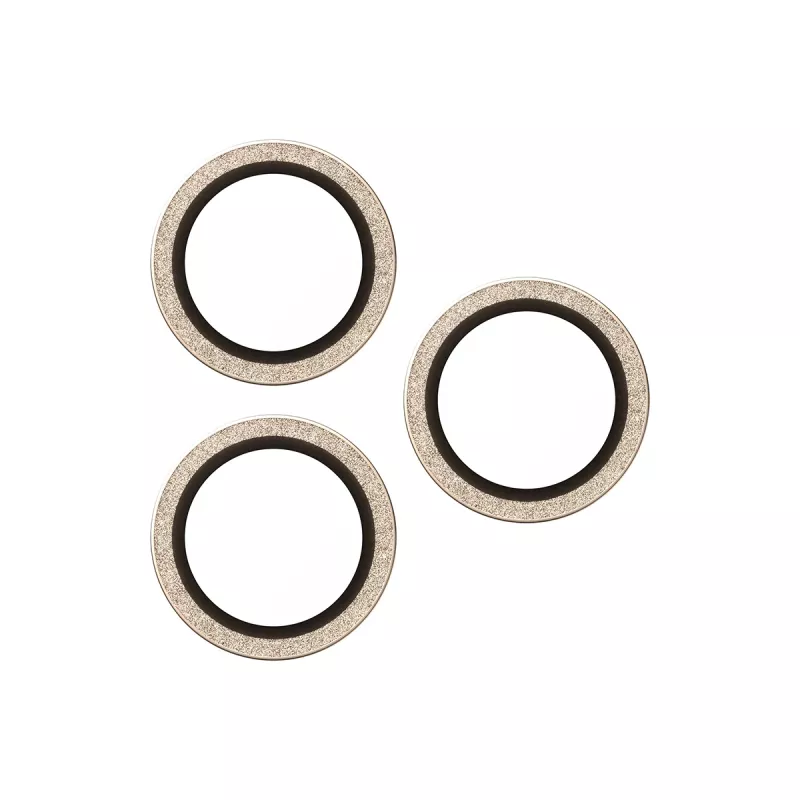 PanzerGlass® Hoops® Camera Lens Protector Blizgantis Auksinis iPhone 17 Pro | iPhone 17 Pro Max | iPhone 16 Pro | 16 Pro Max