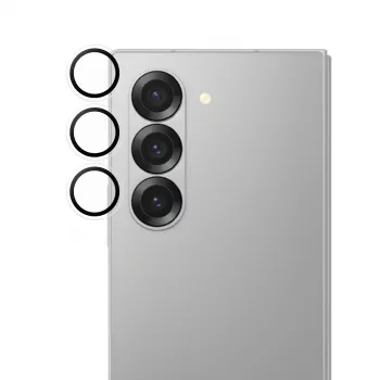 Apsauginis kameros objektyvų stiklas PanzerGlass Hoops Skaidrus, skirtas Samsung Galaxy Z Fold7 (grūdintas stiklas, silikonas)