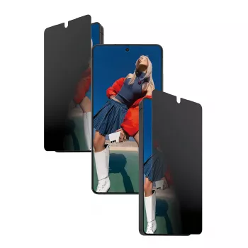 Apsauginis stiklas PanzerGlass 2-Way Privacy, skirtas Samsung Galaxy S26 Ultra — PET privatumo filtras, EasyAligner, 1 vnt.