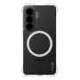 Apsauginis dėklas PanzerGlass CARE Samba permatomas su balta Qi Samsung Galaxy S26