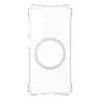 Apsauginis dėklas PanzerGlass CARE Samba permatomas su balta Qi Samsung Galaxy S26