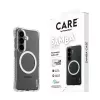 Apsauginis dėklas PanzerGlass CARE Samba permatomas su balta Qi Samsung Galaxy S26