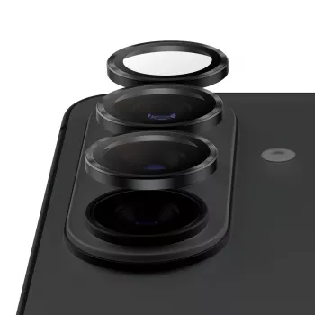 Apsauginis fotoaparato lęšio stiklelis PanzerGlass Hoops Ceramic II, skirtas Samsung Galaxy S26 / S26+, grūdintas stiklas, silikonas, permatomas