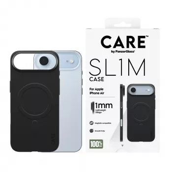 Apsauginis dėklas PanzerGlass CARE SL1M su MagSafe Apple iPhone Air, juodas