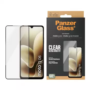 PanzerGlass® Ekrano apsauga Motorola Moto G06 | Moto G06 POWER | Ultra-Wide Fit