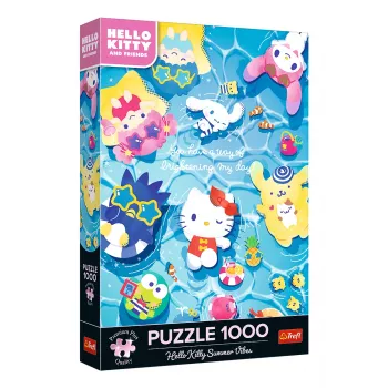 Dėlionė TREFL Hello Kitty Vasaros poilsis — 1000 dalių (modelis 12067)