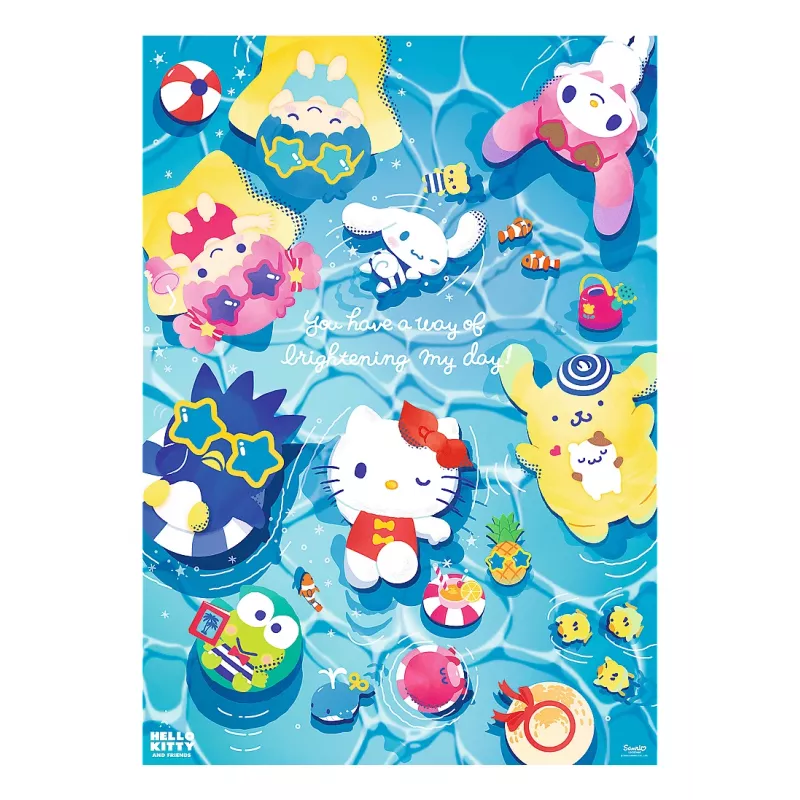 Dėlionė TREFL Hello Kitty Vasaros poilsis — 1000 dalių (modelis 12067)