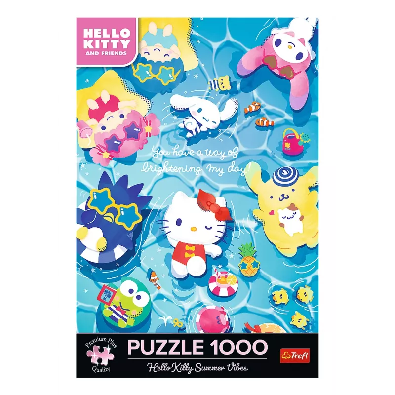 Dėlionė TREFL Hello Kitty Vasaros poilsis — 1000 dalių (modelis 12067)