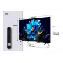 TCL P7K 75P7K televizorius 190,5 cm (75 colių) 4K Ultra HD Smart TV Wi-Fi Metalinis 450 cd/m²