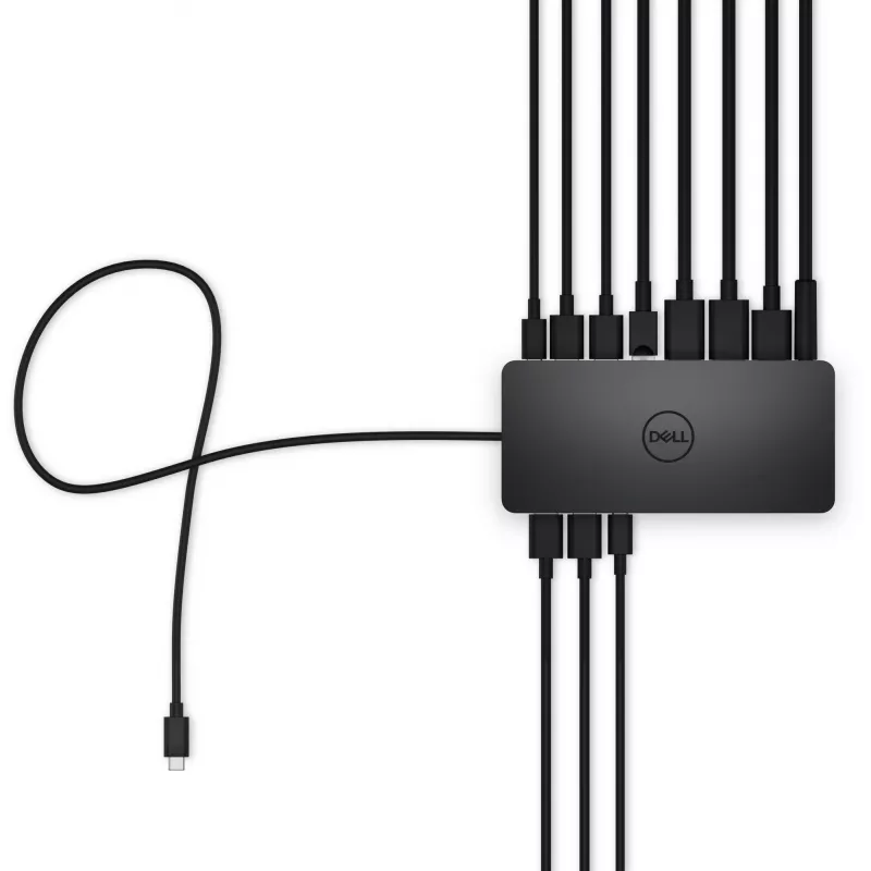 DELL Universal Dock UD22, USB-C dokas, 10 prievadų, 96 W, juodas