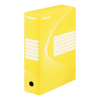 Esselte archyvinė dėžė Vivida FSC® BOXY 100 mm, geltona, A4, gulsčias/vertikalus, 100 mm, 352 mm, 250 mm