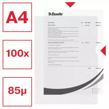 Esselte Essential aplankas A4, 30% perdirbto plastiko