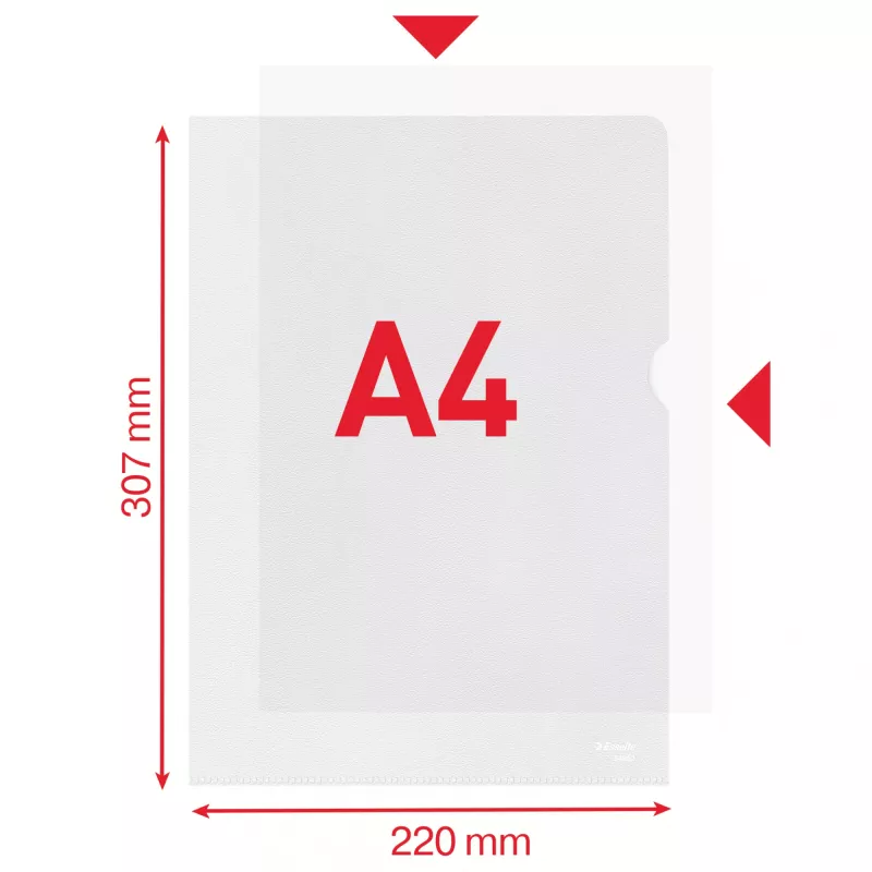 Esselte Essential aplankas A4, 30% perdirbto plastiko