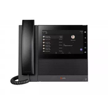 HP Poly CCX 600 verslo medijos telefonas, skirtas Microsoft Teams, su PoE
