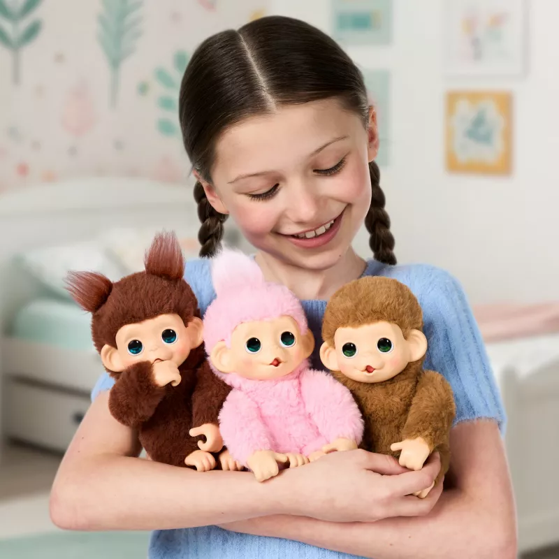 Moose Toys Little Live Pets Mano Mažylis Beždžionėlė 'Chikki Cherry'