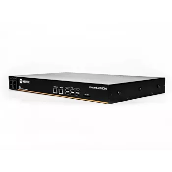 Vertiv Avocent ACS 8000 konsolinis serveris su 8 prievadais, dvigubu maitinimo šaltiniu ir analoginiu modemu - ACS8008MDAC-404
