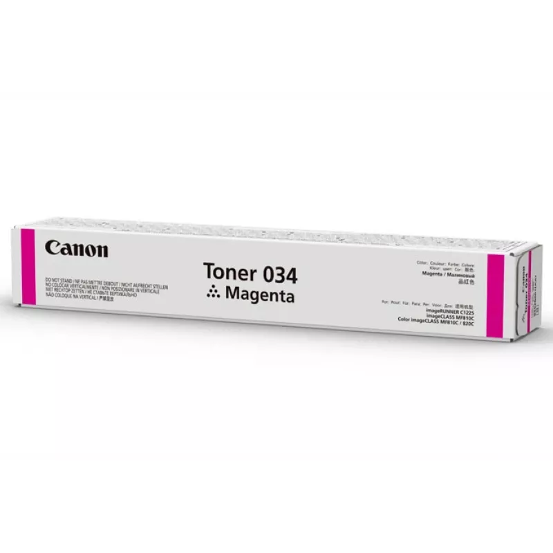 Canon 034 originalus toneris, rausvai raudonas (magenta), 1 vnt.
