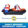 PAW Patrol: Search & Rescue, Zuma gelbėjimo vandens transporto priemonė su 2 figūrėlėmis, žaislinis laivelis su atatrankos mechanizmu, vaikiški žaislai berniukams ir mergaitėms nuo 3 metų