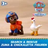 PAW Patrol: Search & Rescue, Zuma gelbėjimo vandens transporto priemonė su 2 figūrėlėmis, žaislinis laivelis su atatrankos mechanizmu, vaikiški žaislai berniukams ir mergaitėms nuo 3 metų