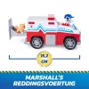 PAW Patrol: Search & Rescue – Gelbėjimo automobilis Marshal su 2 figūrėlėmis, žaislinis sunkvežimis su atatrankos mechanizmu, vaikų žaislai berniukams ir mergaitėms nuo 3 metų