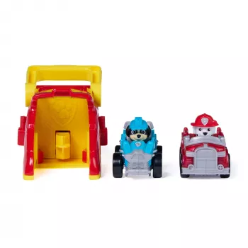 PAW Patrol Marshall Pup Squad Paleidimo Rinkinys su Rex Automobiliu 2 vnt., Žaislai Vaikams nuo 3 Metų