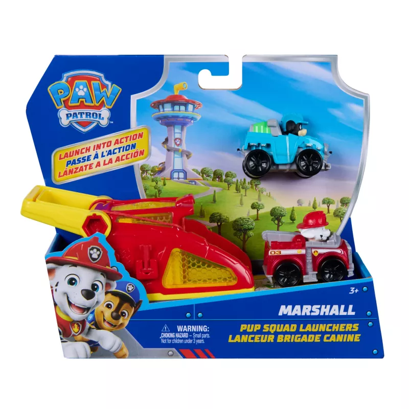 PAW Patrol Marshall Pup Squad Paleidimo Rinkinys su Rex Automobiliu 2 vnt., Žaislai Vaikams nuo 3 Metų