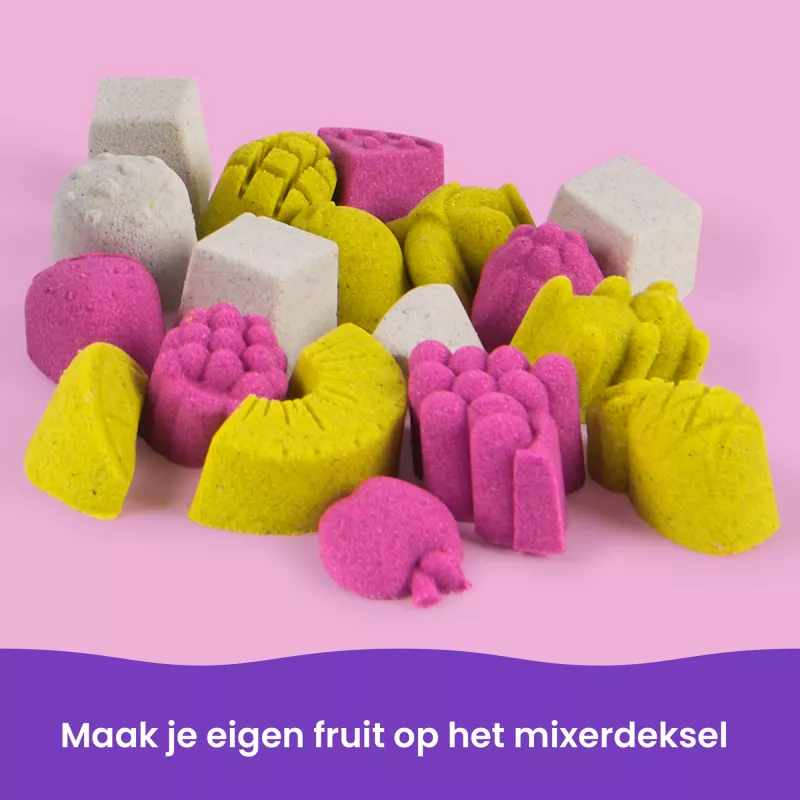 Kinetic Sand Smoothie Mixer Playset – Kinetinis smėlis su maišytuvu ir ledų formelėmis