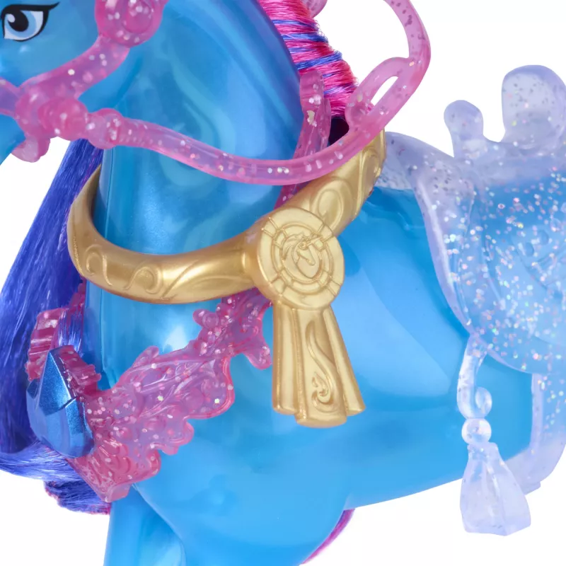 Unicorn Academy, treniruočių ir švytintis upės vienaragis River su Isabel, Velykų idėja dovanai, lėlės ir vienaragiai mergaitėms, 3 treniruočių aksesuarai