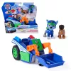 PAW Patrol: Search & Rescue – „Rocky“ perdirbimo automobilis su 2 figūrėlėmis, atgalinio užvedimo žaislinis automobilis, žaislai vaikams nuo 3 metų