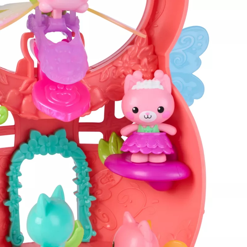 Gabby's Dollhouse Fairylandia, Kitty Fairy Flutter-riffic žaidimų rinkinys su 12 dalių ir išskirtiniu žiedu, vaikų žaislai nuo 3 metų
