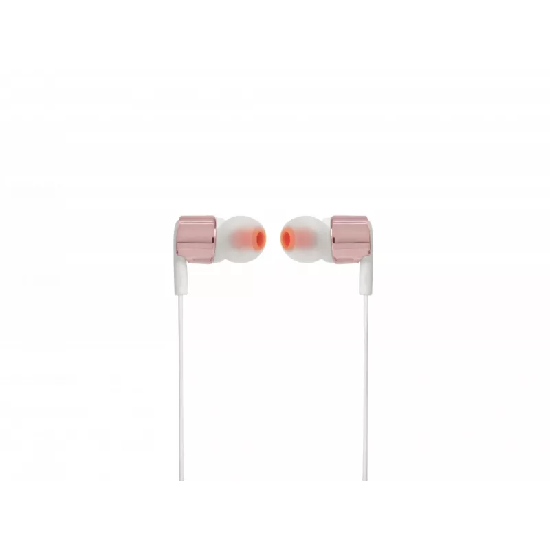 JBL Tune 210 ROSE GOALD laidinės ausinės, 20–20000 Hz, muzikai, rožinis auksas