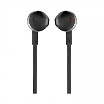 JBL Tune 205 BLACK, laidiniai, 20–20000 Hz, skambučiai/muzika, 14,3 g, ausinės, juodos