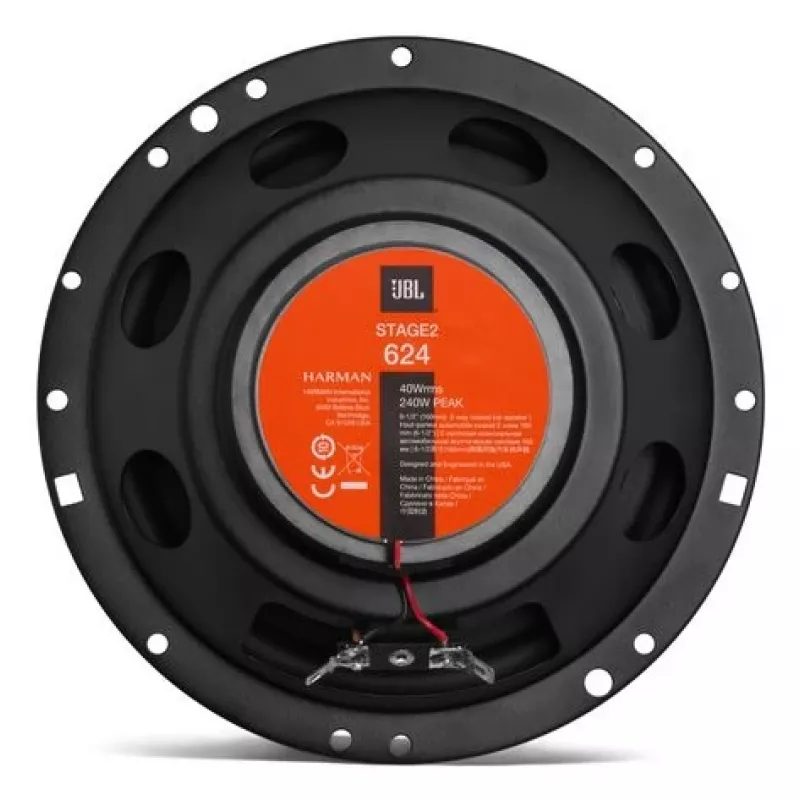 JBL Stage2 624 automobilio garsiakalbis Apvalus 2 krypčių 240 W 2 vnt