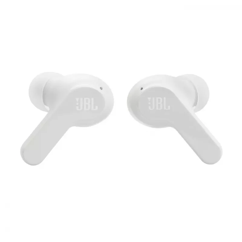 JBL Wave Beam Ausinės Tikras Belaidis Stereo (TWS) Į ausis Skambučiams/Muzikai/Sportui/Kasdienai Baltos