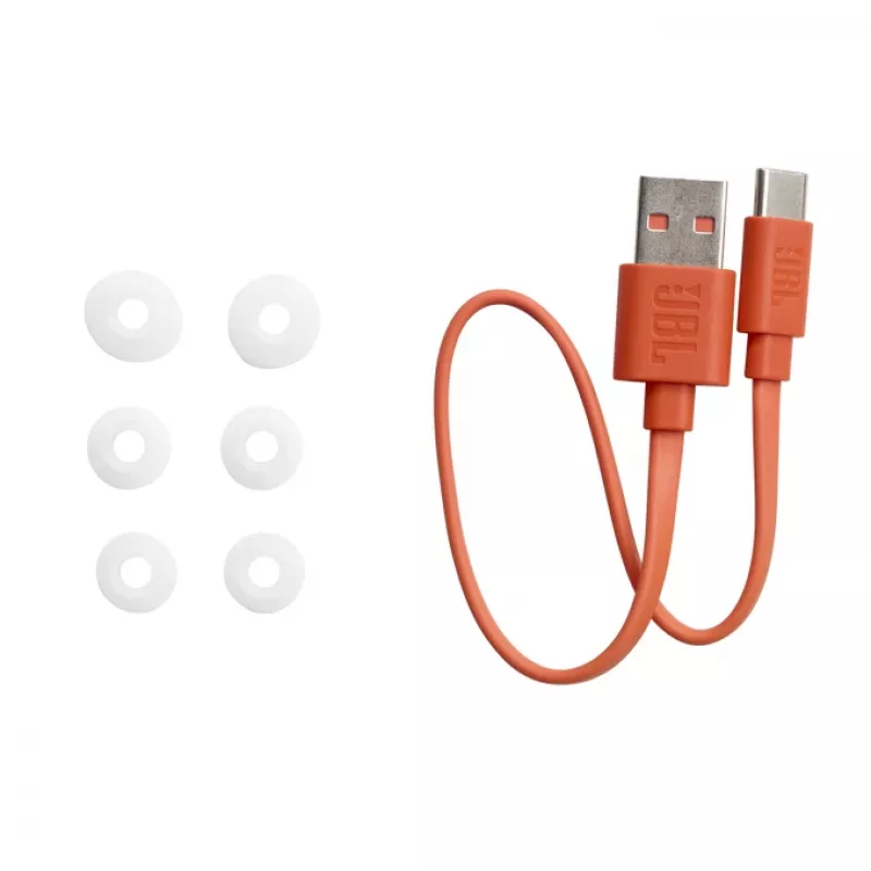 JBL Wave Beam Ausinės Tikras Belaidis Stereo (TWS) Į ausis Skambučiams/Muzikai/Sportui/Kasdienai Baltos