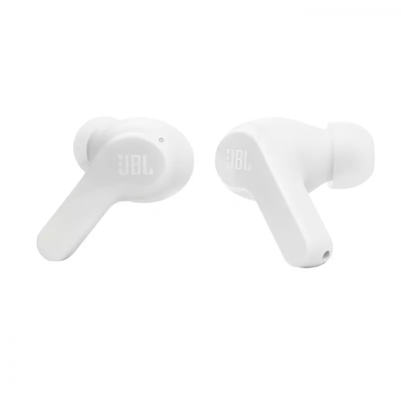 JBL Wave Beam Ausinės Tikras Belaidis Stereo (TWS) Į ausis Skambučiams/Muzikai/Sportui/Kasdienai Baltos