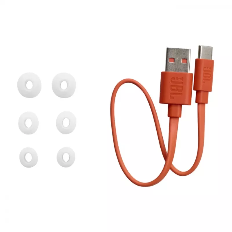 JBL Wave Buds Ausinės Tikras Belaidis Stereo (TWS) Įstatomos Skambučiams/Muzikai/Sportui/Kasdienai Bluetooth Baltos