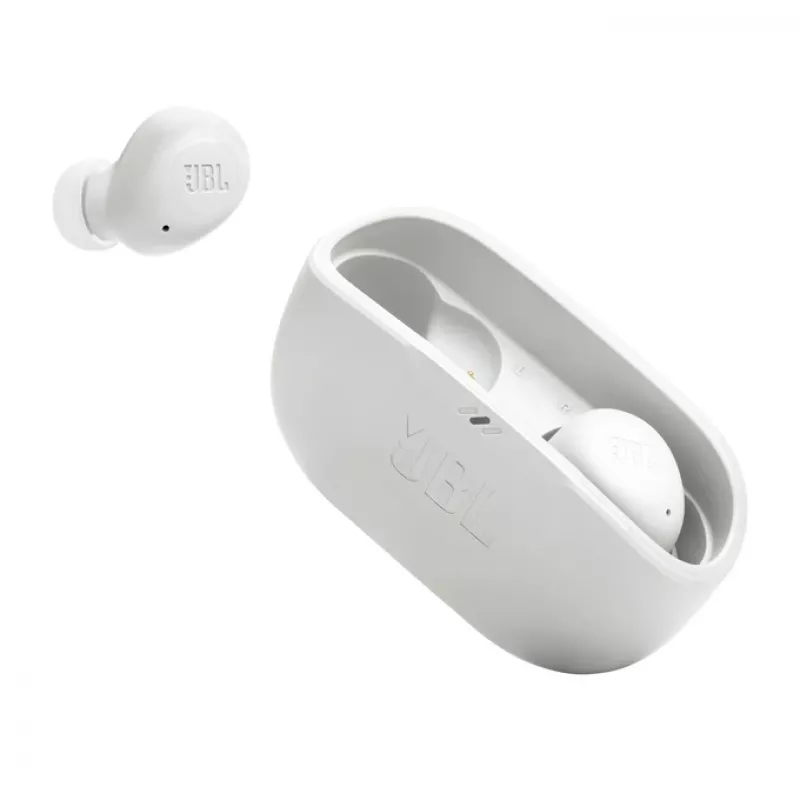 JBL Wave Buds Ausinės Tikras Belaidis Stereo (TWS) Įstatomos Skambučiams/Muzikai/Sportui/Kasdienai Bluetooth Baltos