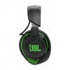 JBL Quantum 910X ausinės su mikrofonu – laidinės ir belaidės, žaidimams, USB Type-C, Bluetooth, juodos ir žalios spalvos