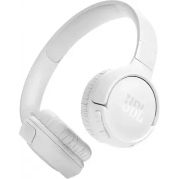 JBL Tune 520BT belaidės ausinės, ausinės su galvos lanku, žaidimams, USB Type-C, Bluetooth, balta