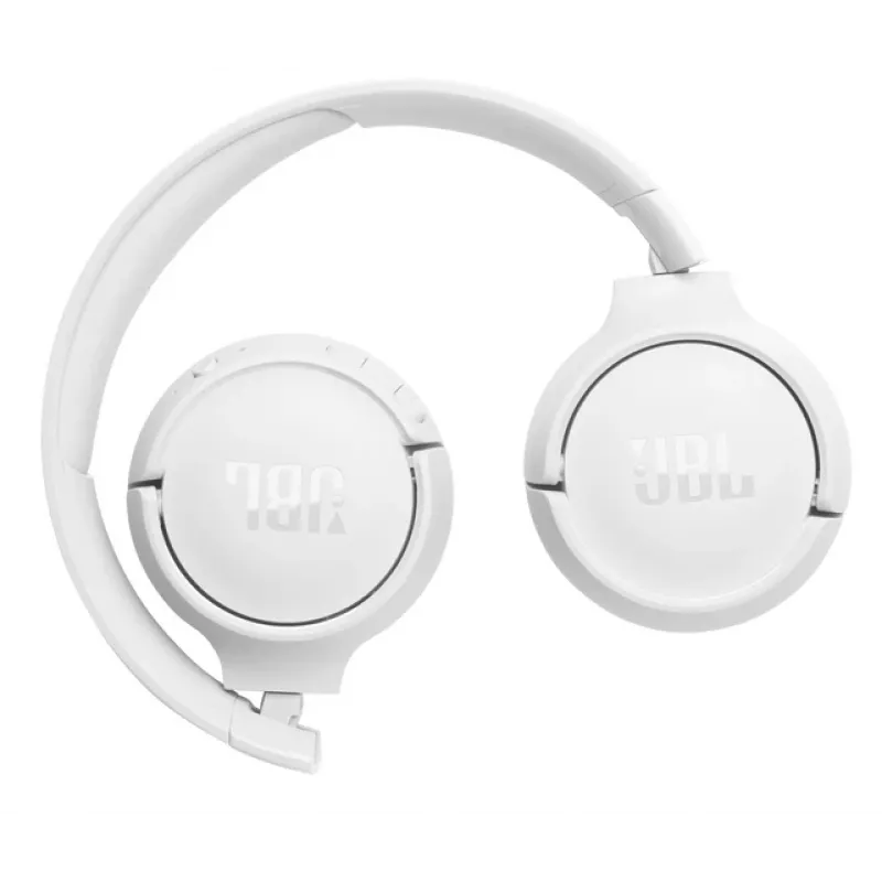 JBL Tune 520BT belaidės ausinės, ausinės su galvos lanku, žaidimams, USB Type-C, Bluetooth, balta