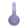 JBL Tune 670 NC ausinės laidinės ir belaidės, skambučiams/muzikai, USB Type-C, Bluetooth, violetinės