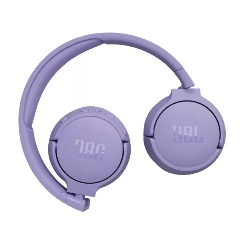 JBL Tune 670 NC ausinės laidinės ir belaidės, skambučiams/muzikai, USB Type-C, Bluetooth, violetinės